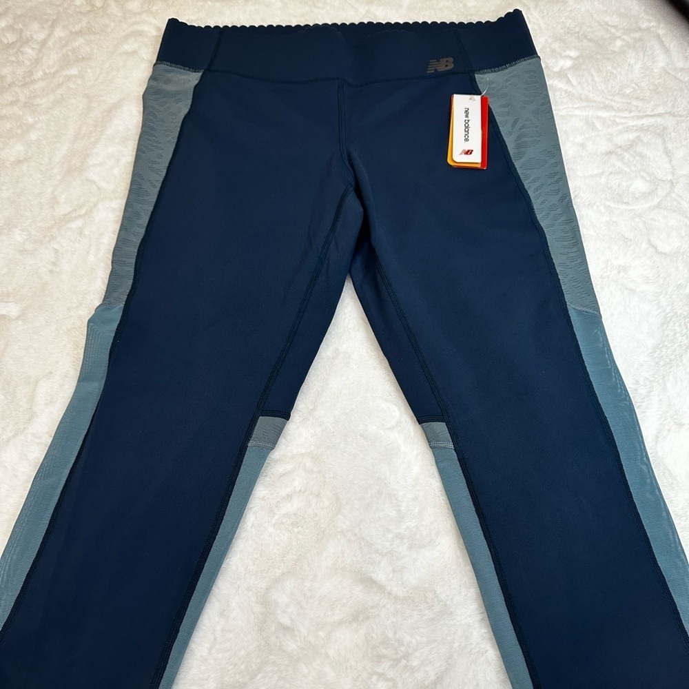 New Balance Navy and blue ,gray,green Leggings